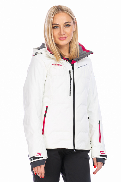 Женская горнолыжная Куртка WHS Белый, 8783340