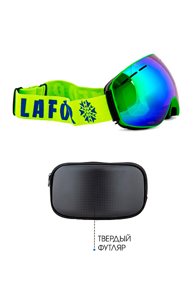 Горнолыжная маска Lafor Зеленый, 767078