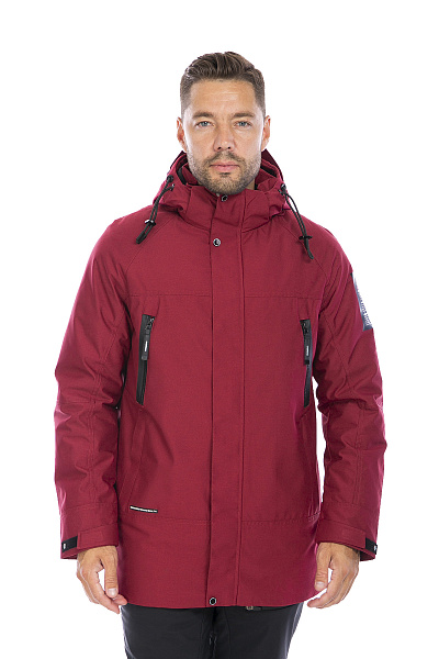 Мужская зимняя Парка WHS Бордовый, 8783286