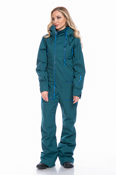 Женский горнолыжный Комбинезон Running River Бирюзовый, 827895