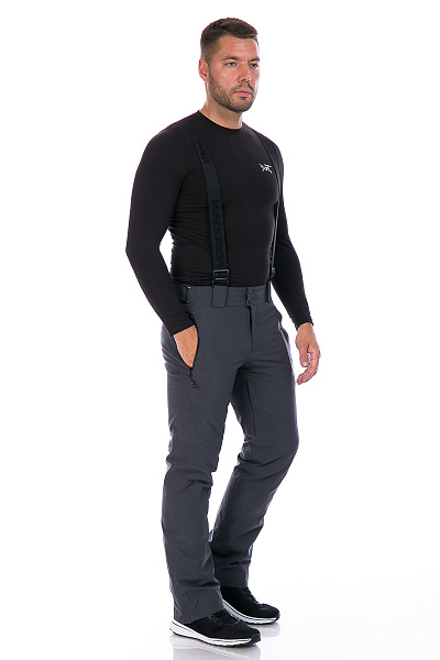 Мужские горнолыжные Штаны WHS Темно-серый, 8783189