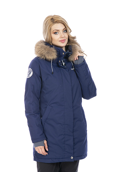 Женская зимняя Парка Running River Темно-синий, 8278111