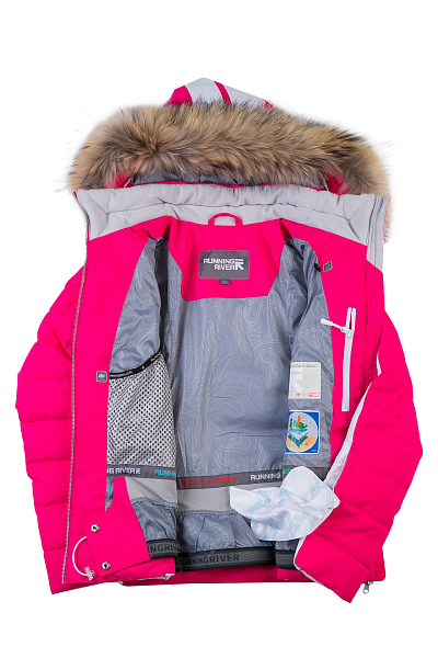 Женская горнолыжная Куртка Running River Малиновый, 827813