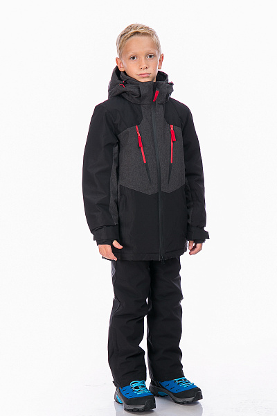 Детский горнолыжный Костюм WHS Темно-серый, 8783187K1