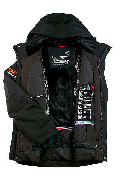 Мужская горнолыжная Куртка WHS Черный, 8783328