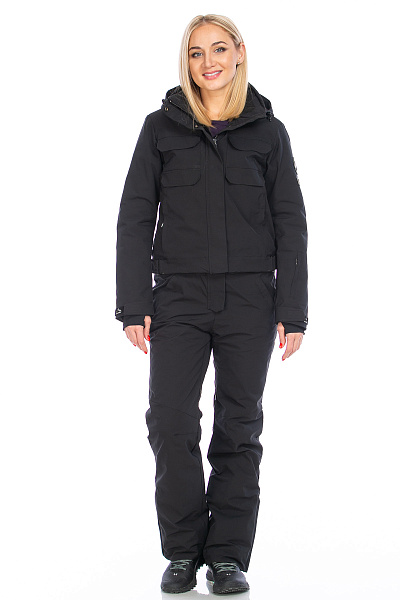 Женский горнолыжный Комбинезон WHS Черный, 8783368