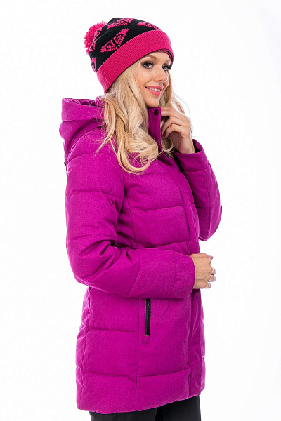 Женский зимний Пуховик WHS Фиолетовый, 8783150