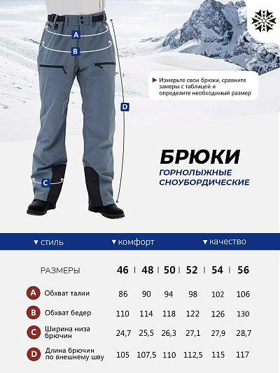 Штаны Lafor Серый, 7670176