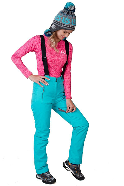 Женские горнолыжные Штаны High Experience Голубой, 6980156