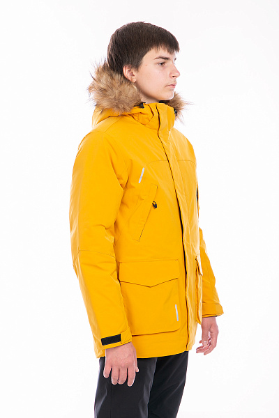 Детская зимняя Парка WHS Желтый, 8783284