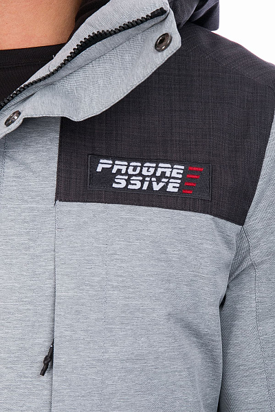 Мужская горнолыжная Куртка WHS Серый, 8783147