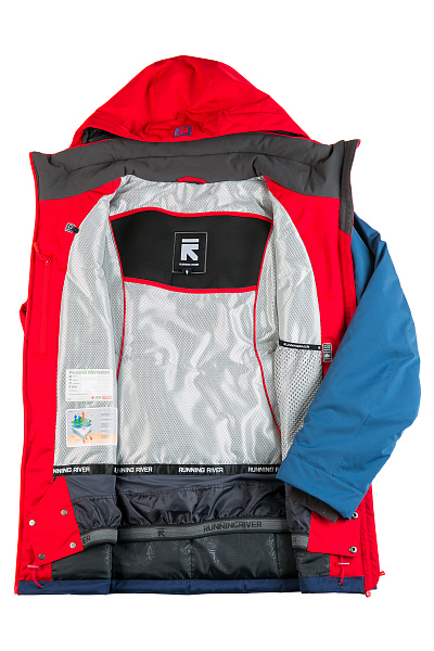 Мужская горнолыжная Куртка Running River Красный, 827890