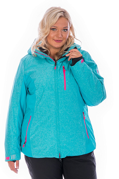 Женская горнолыжная Куртка WHS Бирюзовый, 8783165