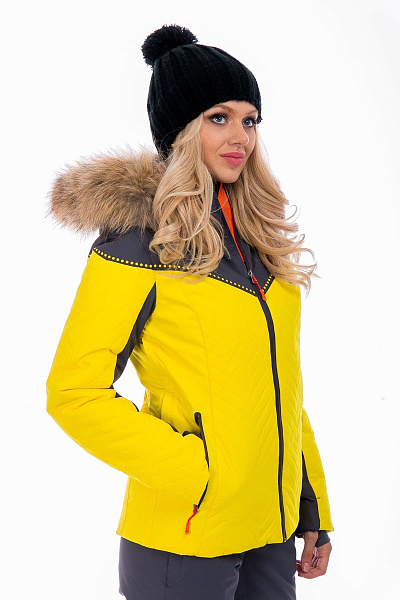 Женская горнолыжная Куртка High Experience Желтый, 6980260