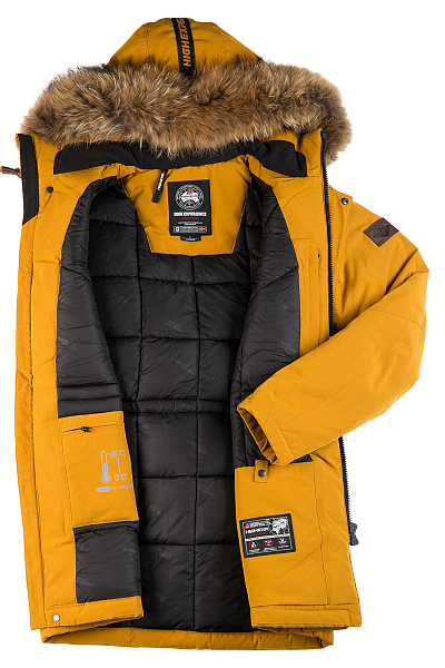 Мужская зимняя Парка High Experience Коричневый, 6980335