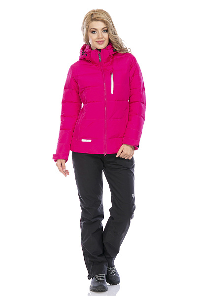 Женский зимний Пуховик Lafor Малиновый, 76701