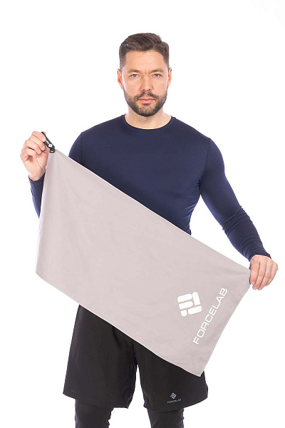 Полотенце Forcelab Серый 40х80, 7066136