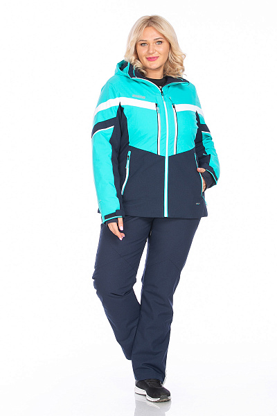 Женский горнолыжный Костюм High Experience Бирюзовый, 6980405K1