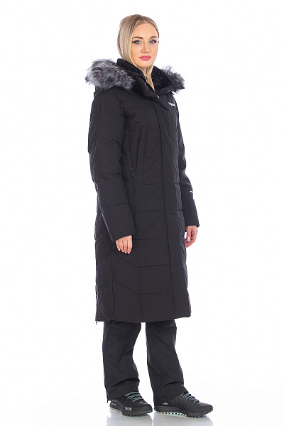 Пуховик женский WHS Черный, 8783400
