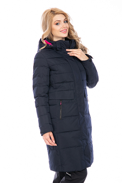 Пуховик Lafor Темно-синий, 76703