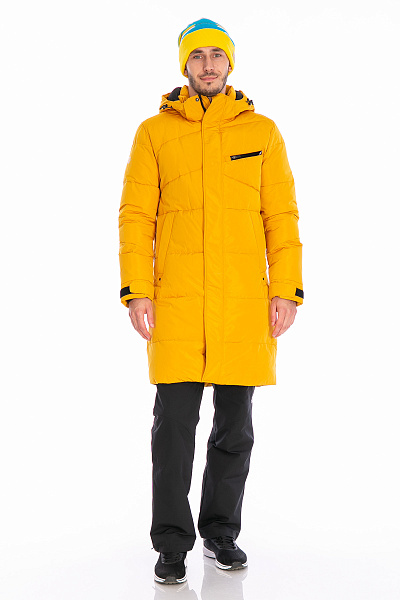 Мужской зимний Пуховик Lafor Желтый, 76707