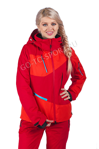 Женская горнолыжная Куртка WHS Красный, 878350