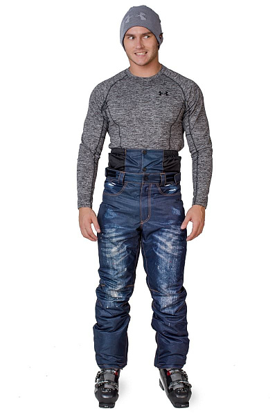 Мужские горнолыжные Штаны High Experience Синий, 6980139