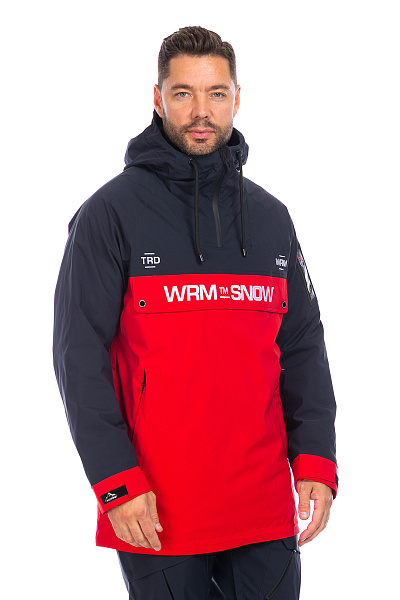 Мужской горнолыжный Анорак WHS Красный, 8783354