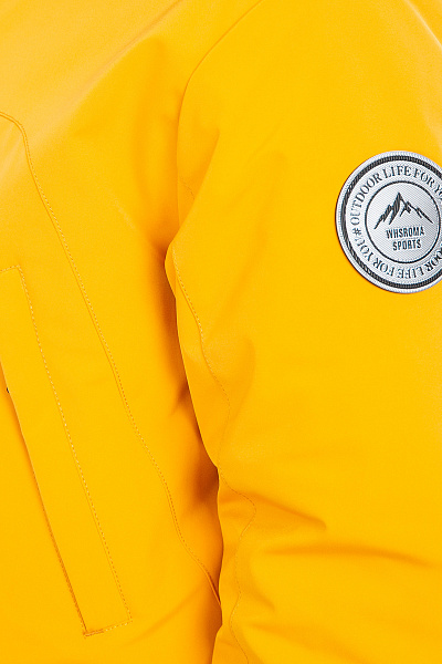 Детская зимняя Парка WHS Желтый, 8783284