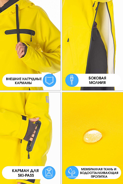 Анорак Running River Желтый, 8278154