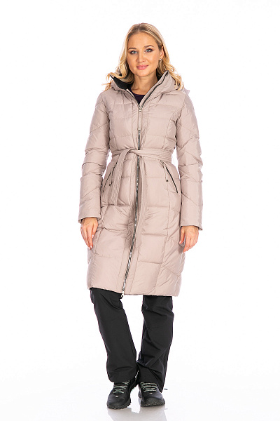 Женский зимний Пуховик Lafor Бежевый, 76709