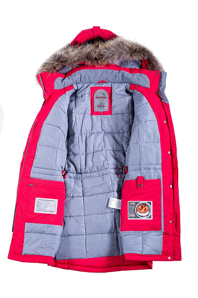 Женская зимняя Парка High Experience Коралловый, 6980242