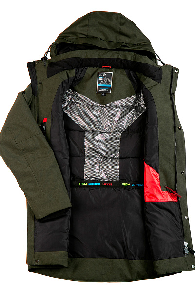 Мужская зимняя Парка WHS Хаки, 8783286