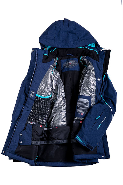 Женская горнолыжная Куртка High Experience Синий, 6980246