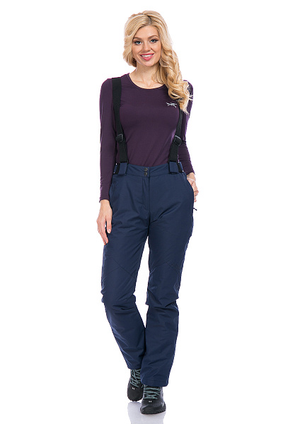 Женские горнолыжные Штаны High Experience Темно-синий, 6980326
