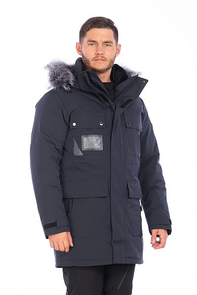 Парка WHS Темно-синий, 8783502