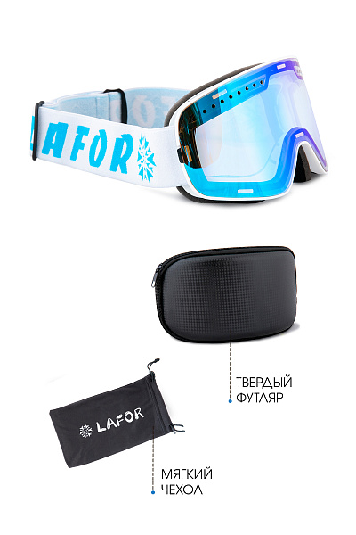 Горнолыжная маска Lafor Голубой, 767070