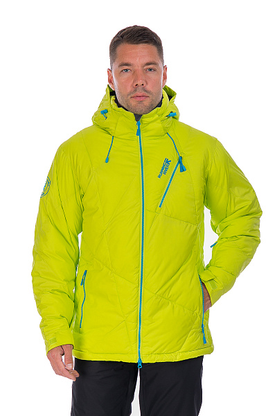 Мужской горнолыжный Пуховик Running River Желтый, 827872