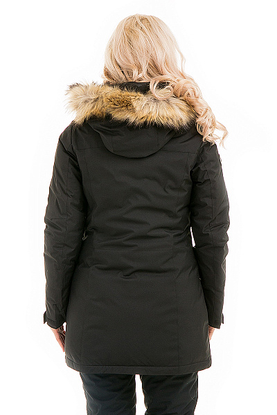 Женская зимняя Парка WHS Черный, 878383
