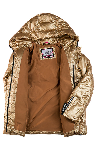 Женский зимний Пуховик WHS Желтый, 8783204