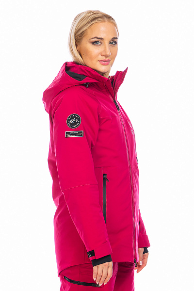Женская горнолыжная Куртка WHS Малиновый, 8783333