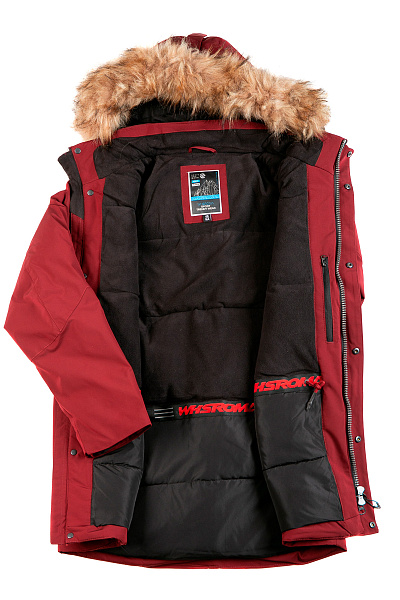 Детская зимняя Парка WHS Бордовый, 8783284