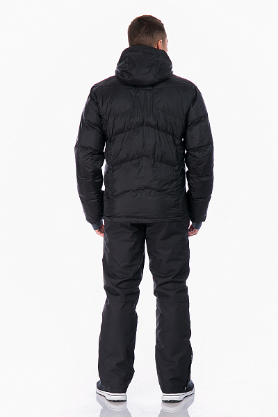 Мужской горнолыжный Пуховик Running River Черный, 827869