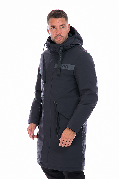 Мужская зимняя Парка WHS Темно-серый, 8783183