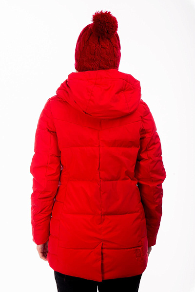 Женский зимний Пуховик WHS Красный, 8783151