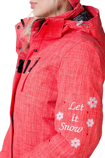 Женская горнолыжная Куртка Bujiwu Коралловый, 66872