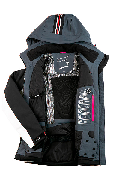 Женская горнолыжная Куртка WHS Черный, 8783320