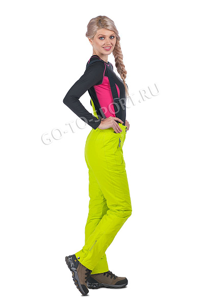 Женские горнолыжные Штаны High Experience Салатовый, 6980117