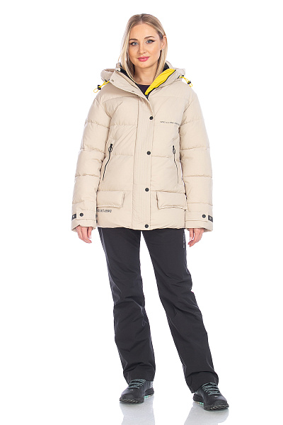 Куртка женская WHS Бежевый, 8783394