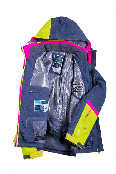 Женская горнолыжная Куртка High Experience Салатовый, 6980194